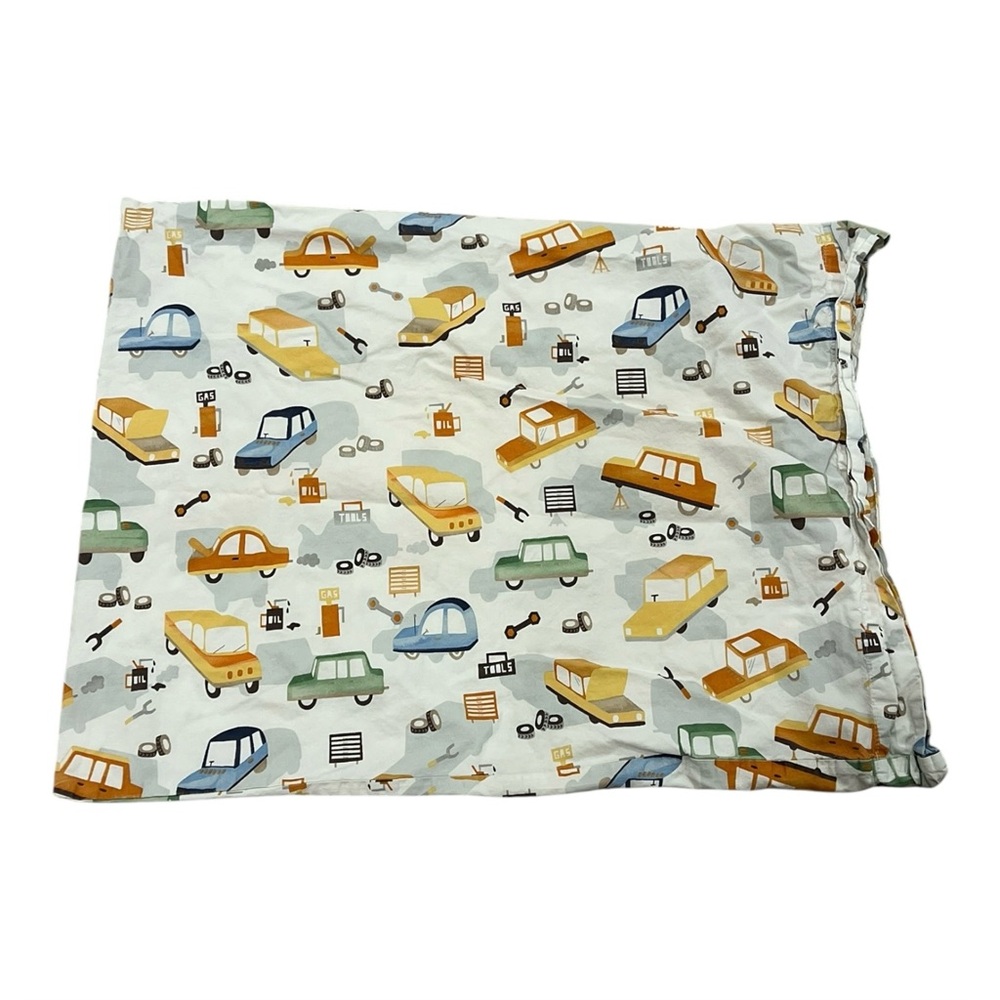 Pottery Barn Kids Organic Cotton Gas Station Pillowcase